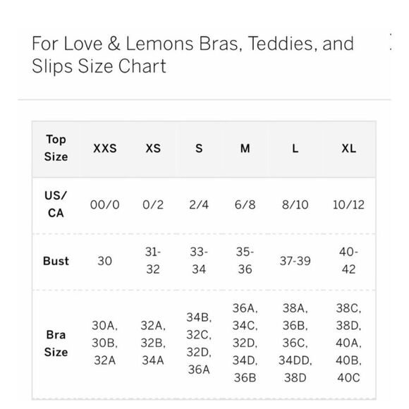 NWT For Love & Lemons Doiley Heart Bra In Pink Size 32B - Picture 6 of 6